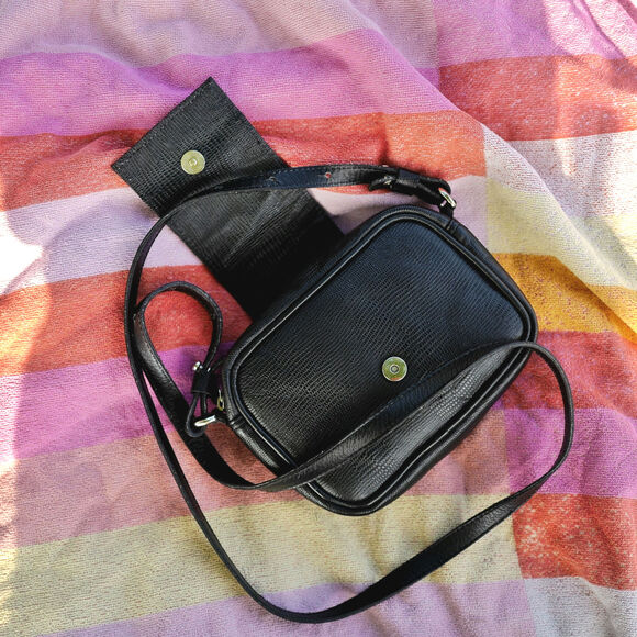 Carlos Falchi Vintage Beaded Leather Crossbody — Santa Fe Dreamscape, RRL Style - Picture 11 of 15